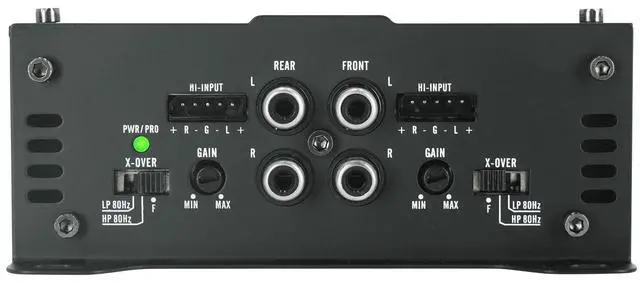 Alt view image 5 of 5 - SB4-2500D 2500W Max 4-Channel Class D Car Amplifier, 2-Ohm Stable, Compact Chassis, Bass Boost, High/Low Pass Filters