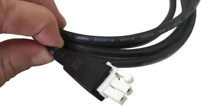 Alt view image 3 of 3 - REPLACEMENT for SMPS002 Power Supply + 2 pole cable 1800mm Homeline Deskline DL IC Black 2 pin plug 1800mm