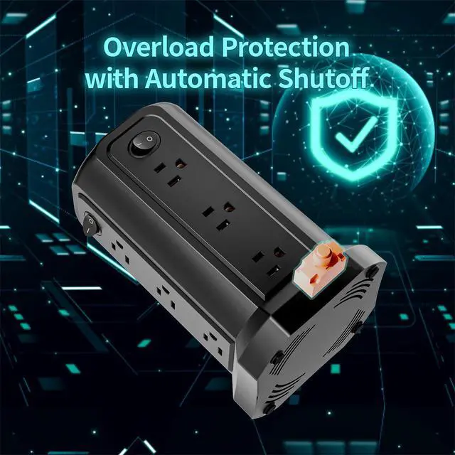 Alt view image 4 of 7 - Surge Protector Power Strip Tower with USB C(PD18W) Port,Tower Outlets with 4 USB A Ports, Flat Plug 6.56 FT Extension Cord with 12 AC Multiple Outlets