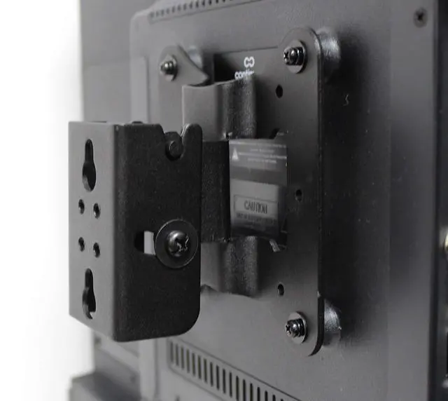 Alt view image 6 of 14 - TV Wall Mount for TVs up to 32" - JM-1000 Low Profile Television Tilting Wall Bracket for Small TVs | Sits Flush to The Wall: Max Load 50lbs