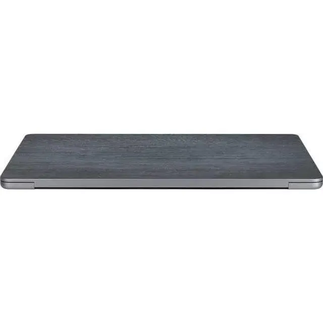 Alt view image 3 of 4 - Decal Laptop Skin Compatible with MacBook Air 13in M4 (2025) - Charcoal Wood Design