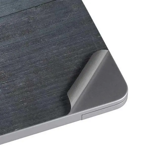 Alt view image 4 of 4 - Decal Laptop Skin Compatible with MacBook Air 13in M4 (2025) - Charcoal Wood Design