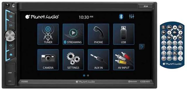 Main image of P695MB Multimedia Car Stereo - A-Link (Screen Mirroring), Bluetooth Audio and Calling, 6.95 Inch LCD Touchscreen, Double Din, USB, Micro SD, Aux Input, AM/FM Radio Receiver, No CD/DVD
