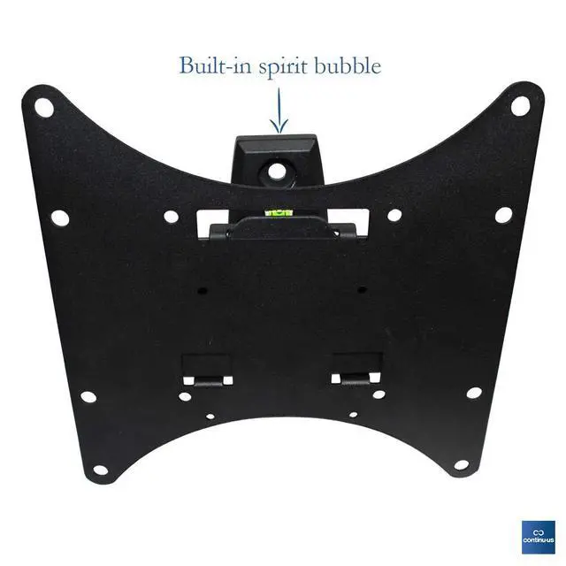 Alt view image 3 of 7 - TV Wall Mount for TVs up to 50" - Continu.us CTM-0200 Low Profile Television Tilt + Swivel Wall Bracket for Small TVs | Sits Flush to The Wall: Max Load 55lbs