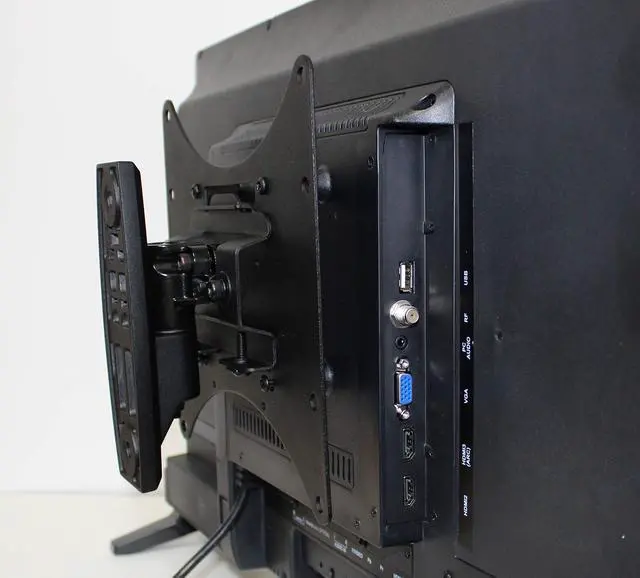 Alt view image 7 of 7 - TV Wall Mount for TVs up to 50" - Continu.us CTM-0200 Low Profile Television Tilt + Swivel Wall Bracket for Small TVs | Sits Flush to The Wall: Max Load 55lbs