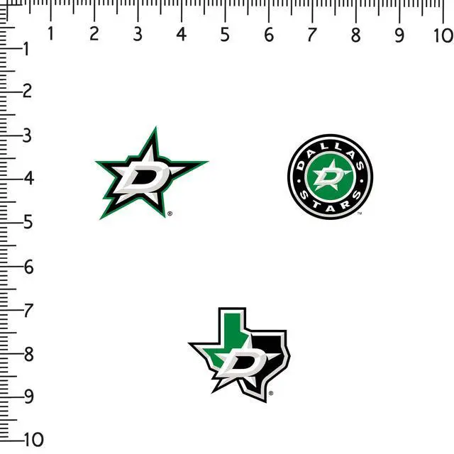 Alt view image 2 of 6 - NHL Dallas Stars Logo Team Logos 150 Vinyl Stickers Waterproof Die-Cut Car