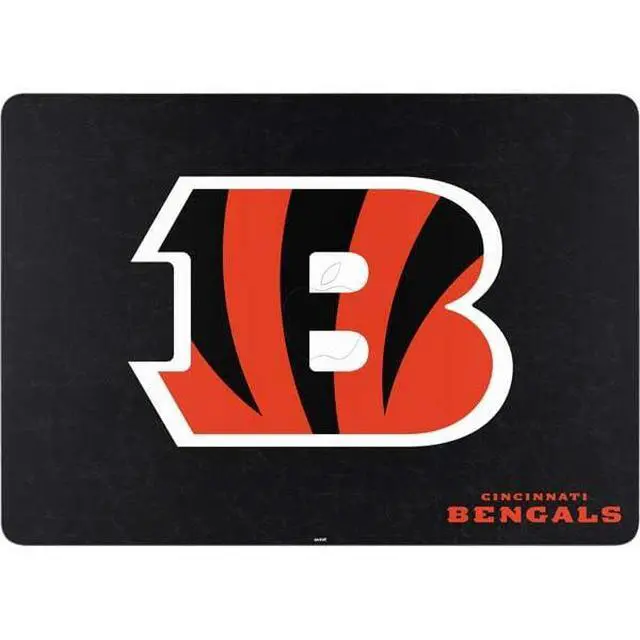 Alt view image 2 of 4 - Decal Laptop Skin Compatible with MacBook Air 13in M4 (2025) - Officially Licensed NFL Cincinnati Bengals - Distressed Design