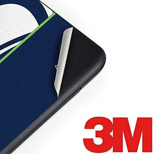 Alt view image 3 of 4 - Decal Laptop Skin Compatible with Chromebook 14 G5 - Officially Licensed NFL Seattle Seahawks Zone Block Design
