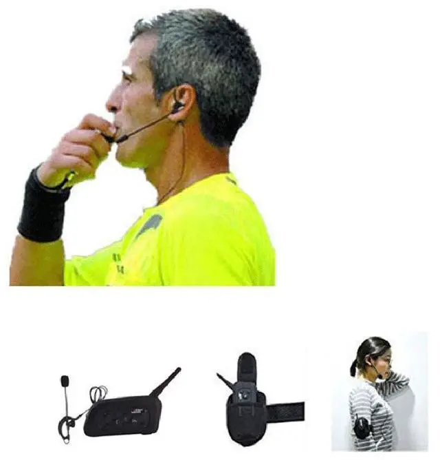 Main image of Referee Headset 1 Referee Radio V4 Full Duplex Football Wireless Comunicador Football Headsets Referee Communication