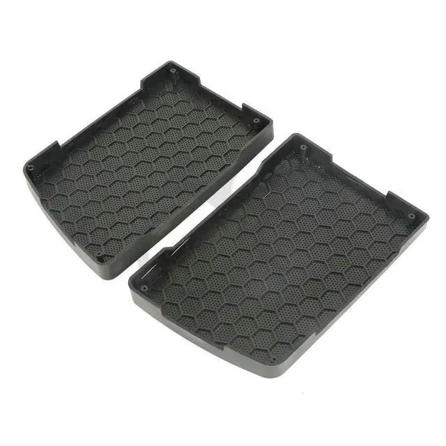 Alt view image 7 of 7 - 6X9 Saddlebag Speaker Lids Grills Covers Fit for Harley 1993-2013 | Black ABS Motorcycle Speaker Grille Cutout Lid. Fit for Harley Touring Road King Road Glide Street Glide Electra Glide