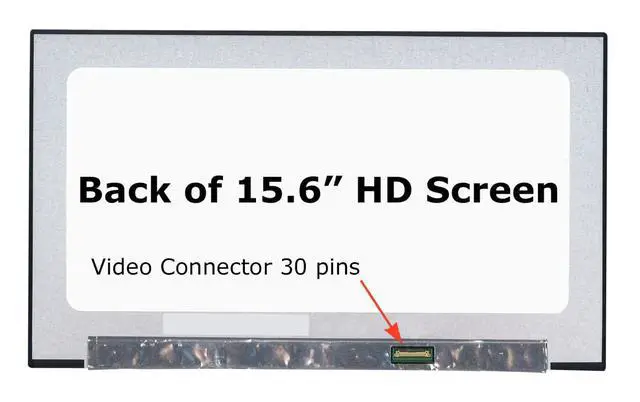 Alt view image 2 of 7 - New Screen Replacement for Dell Precision 3550 3551 P80F | 30pin Non-Touch HD 1366x768 Matte LCD LED Display with Tools and Tape