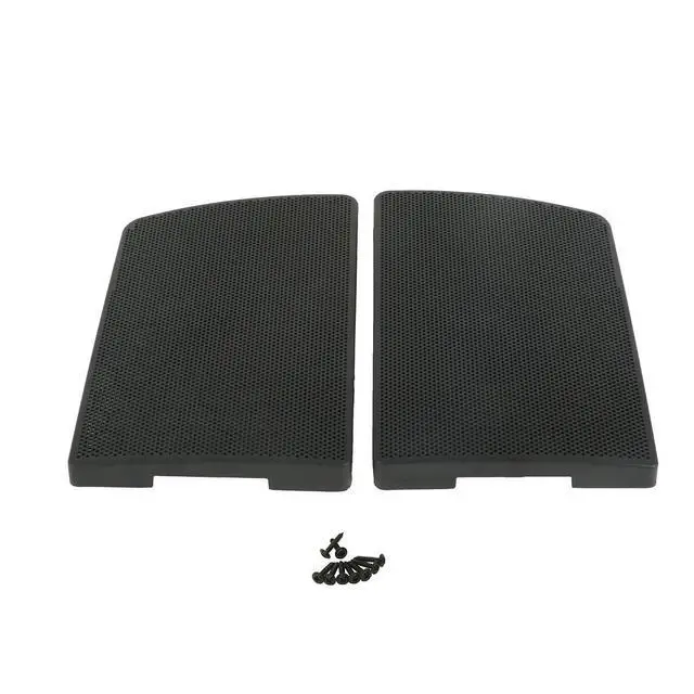 Alt view image 6 of 7 - 6X9 Saddlebag Speaker Lids Grills Covers Fit for Harley 1993-2013 | Black ABS Motorcycle Speaker Grille Cutout Lid. Fit for Harley Touring Road King Road Glide Street Glide Electra Glide
