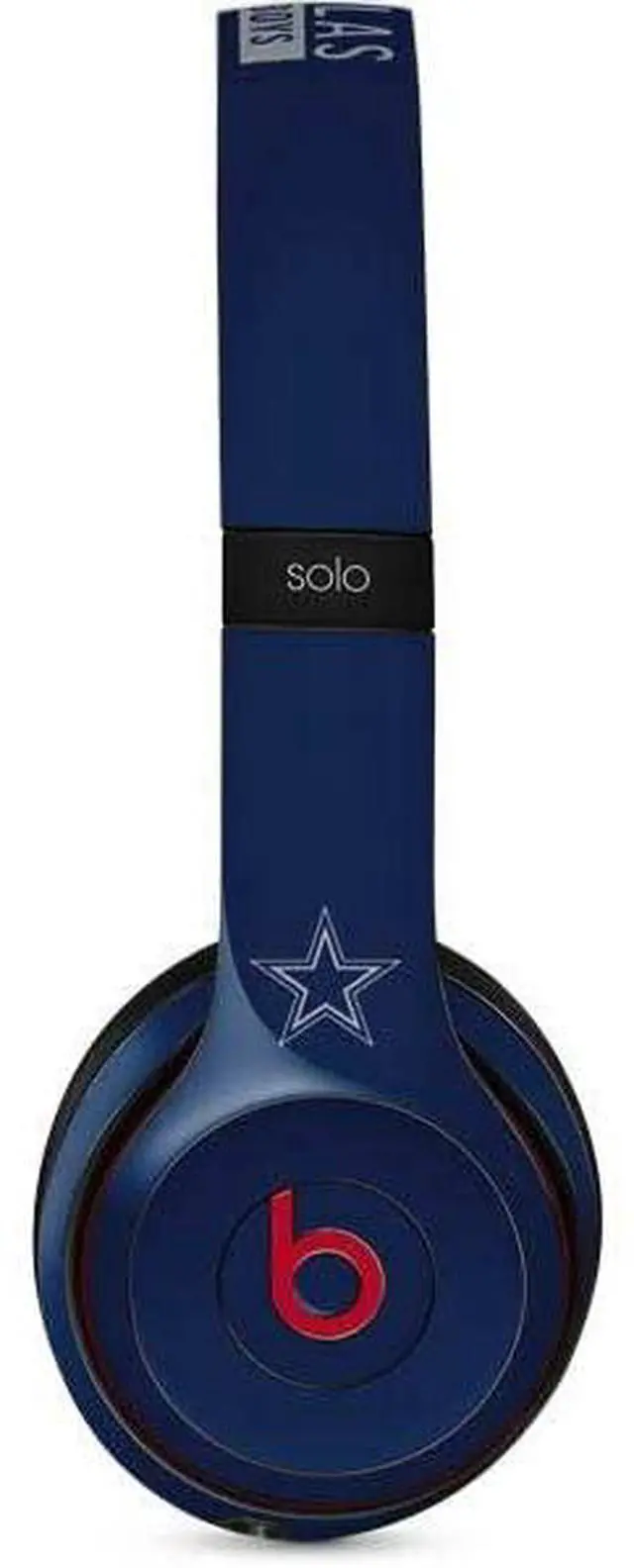 Main image of Decal Audio Skin Compatible with Beats Solo 3 Wireless - Officially Licensed NFL Dallas Cowboys Blue Performance Series Design