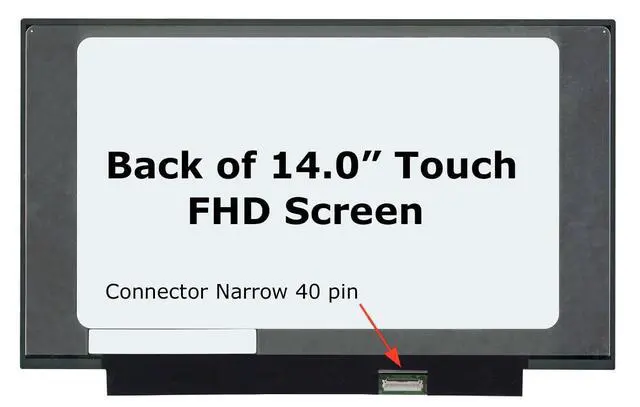 Alt view image 2 of 7 - New Screen Replacement for Lenovo Ideapad 3 Chrome 14M836 82KN | 40pin Touch FHD 1920x1080 Matte IPS LCD LED Display with Tools and Tape