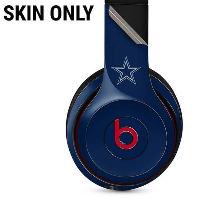 Alt view image 2 of 3 - Decal Audio Skin Compatible with Beats Solo 3 Wireless - Officially Licensed NFL Dallas Cowboys Blue Performance Series Design