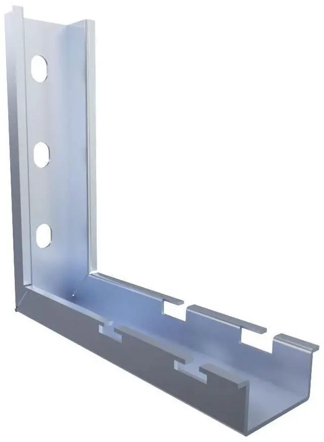 Main image of Wire Mesh Cable Tray L-Shaped Wall Bracket 7in Wide