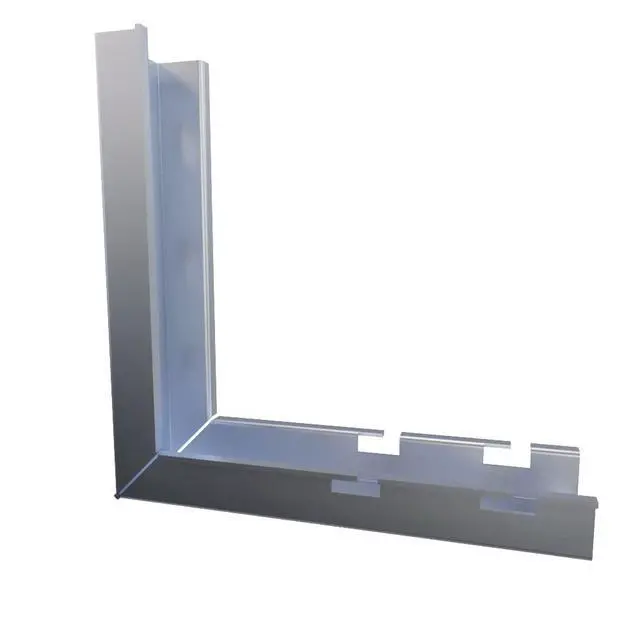 Alt view image 2 of 5 - Wire Mesh Cable Tray L-Shaped Wall Bracket 7in Wide