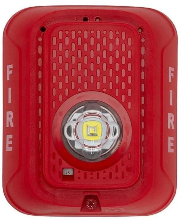 Main image of SRLED L-Series Wall-Mount Strobe with LED, Red; Electrically Compatible with Legacy SpectrAlert, SpectrAlert Advance and L-Series Devices; Tamper-Resistant; 24VDC Operation Only