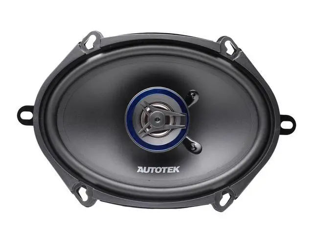 Alt view image 3 of 7 - Autotek SM5768CX 5 x 7 in / 6 x 8 in 250-Watt Peak 125-Watt RMS 4-Ohm 2-Way Coaxial Car Audio Speakers, Neo Mylar Soft Dome Tweeters, Alpha-Cellulose Poly Cones, Universal Vehicle Fitment, 4-Piece