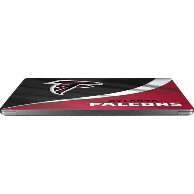 Alt view image 3 of 4 - Laptop Decal Skin Compatible with Universal Laptop 14in (11.4 x 8.2in) - Officially Licensed NFL Atlanta Falcons Design