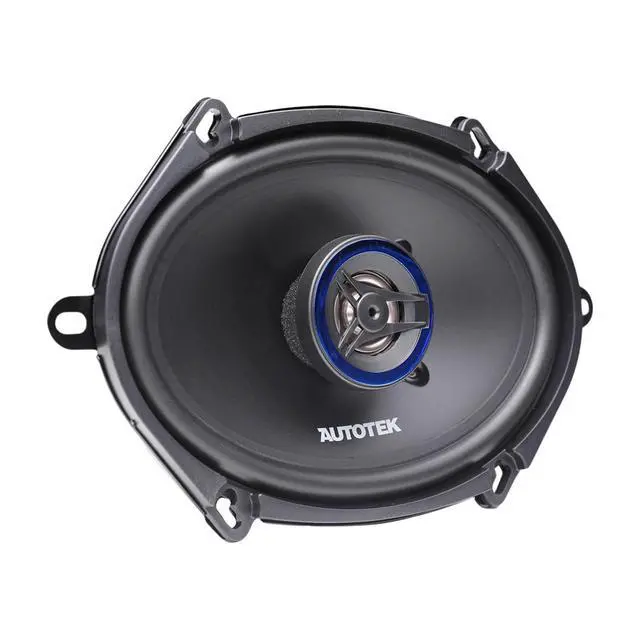 Alt view image 7 of 7 - Autotek SM5768CX 5 x 7 in / 6 x 8 in 250-Watt Peak 125-Watt RMS 4-Ohm 2-Way Coaxial Car Audio Speakers, Neo Mylar Soft Dome Tweeters, Alpha-Cellulose Poly Cones, Universal Vehicle Fitment, 4-Piece