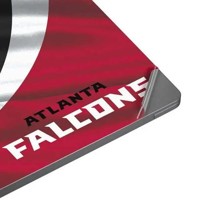 Alt view image 4 of 4 - Laptop Decal Skin Compatible with Universal Laptop 14in (11.4 x 8.2in) - Officially Licensed NFL Atlanta Falcons Design