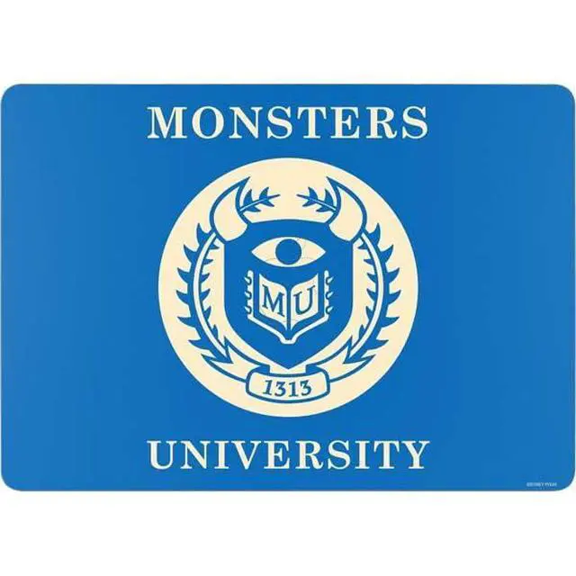 Alt view image 2 of 4 - Decal Laptop Skin Compatible with MacBook Air 13in M4 (2025) - Officially Licensed Disney Monsters University SchoolÄôs Emblem Design