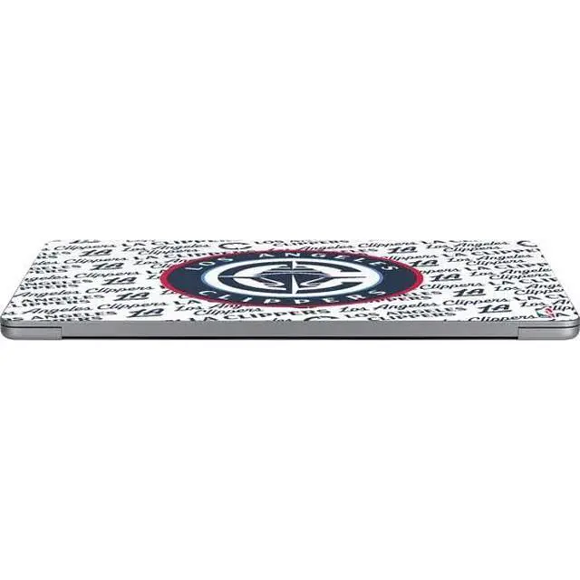 Alt view image 3 of 4 - Decal Laptop Skin Compatible with MacBook Air 13in M4 (2025) - Officially Licensed NBA Los Angeles Clippers Blast Text Design