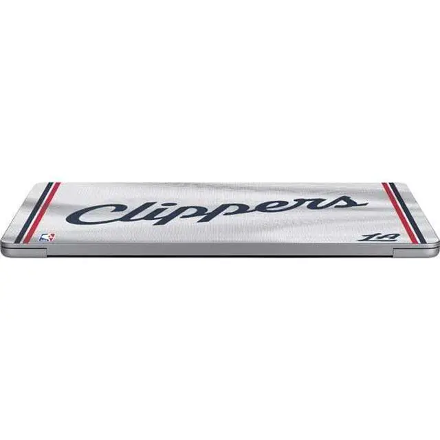 Alt view image 3 of 4 - Decal Laptop Skin Compatible with MacBook Air 13in M4 (2025) - Officially Licensed NBA Los Angeles Clippers Team Jersey Design