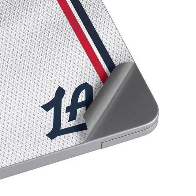 Alt view image 4 of 4 - Decal Laptop Skin Compatible with MacBook Air 13in M4 (2025) - Officially Licensed NBA Los Angeles Clippers Team Jersey Design