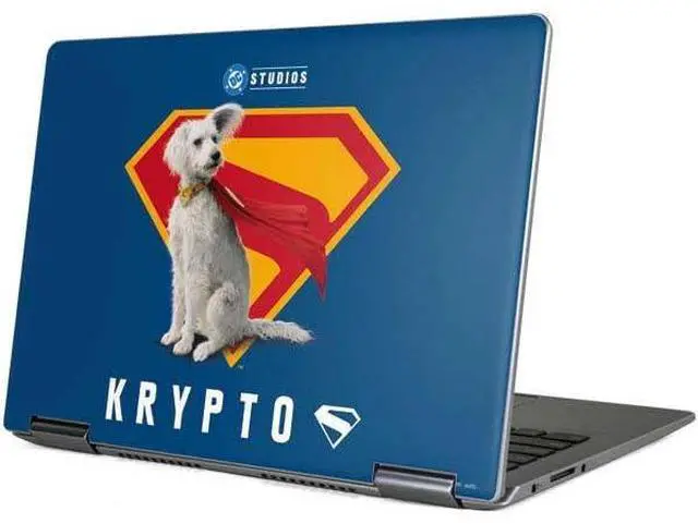 Main image of Decal Laptop Skin Compatible with Yoga 710 14in - Officially Licensed Superman 2025 Krypto The Super Dog Design