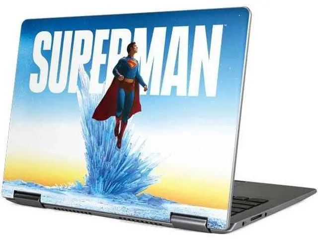 Main image of Decal Laptop Skin Compatible with Yoga 710 14in - Officially Licensed Superman 2025 Fortress of Solitude Classic Rise Design