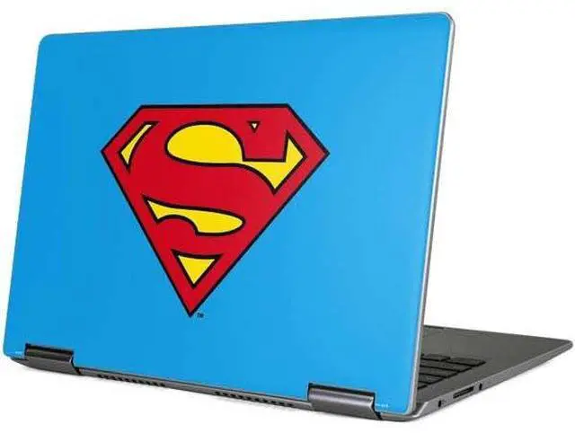 Main image of Decal Laptop Skin Compatible with Yoga 710 14in - Officially Licensed DC Comics Superman Official Logo Design