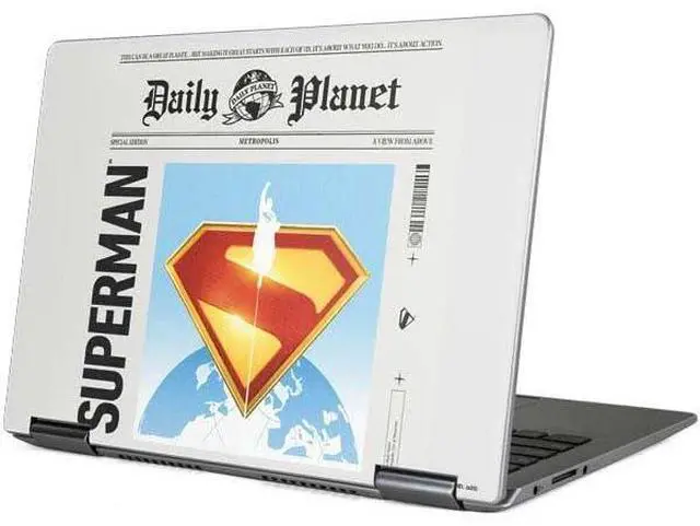 Main image of Decal Laptop Skin Compatible with Yoga 710 14in - Officially Licensed Superman 2025 Daily Planet Superman Cover Design