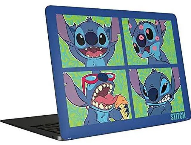 Main image of Decal Laptop Skin Compatible with MacBook Air 13in (2020) - Officially Licensed Disney Lilo and Stitch Personalities Moods Design