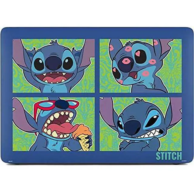 Alt view image 2 of 4 - Decal Laptop Skin Compatible with MacBook Air 13in (2020) - Officially Licensed Disney Lilo and Stitch Personalities Moods Design