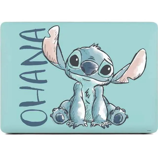 Alt view image 2 of 4 - Decal Laptop Skin Compatible with MacBook Air 13in (2020) - Officially Licensed Disney Lilo and Stitch Ohana Design