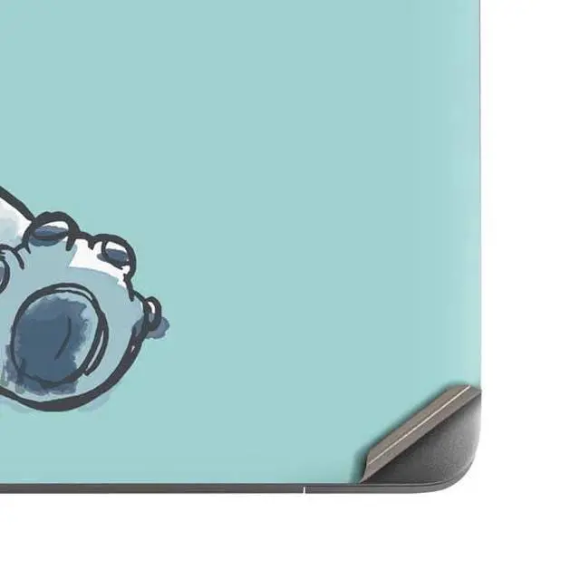 Alt view image 3 of 4 - Decal Laptop Skin Compatible with MacBook Air 13in (2020) - Officially Licensed Disney Lilo and Stitch Ohana Design