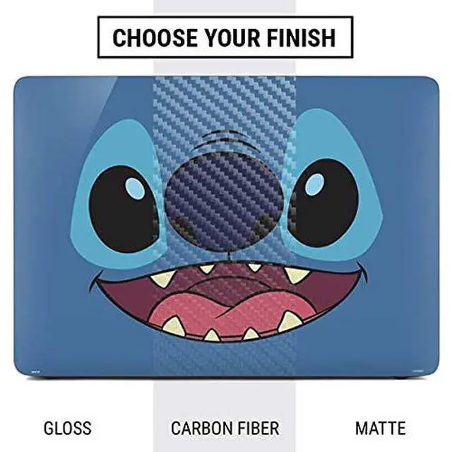 Alt view image 4 of 4 - Decal Laptop Skin Compatible with MacBook Air 13in (2020) - Officially Licensed Disney Lilo and Stitch Close Design