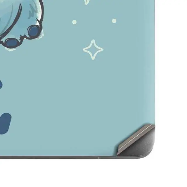 Alt view image 3 of 4 - Decal Laptop Skin Compatible with MacBook Air 13in (2020) - Officially Licensed Disney Lilo and Stitch Dont Wake Me I Bite Design