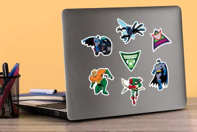 Alt view image 5 of 6 - Batman: The Brave and the Bold 150 Vinyl Stickers Waterproof Die-Cut Decals