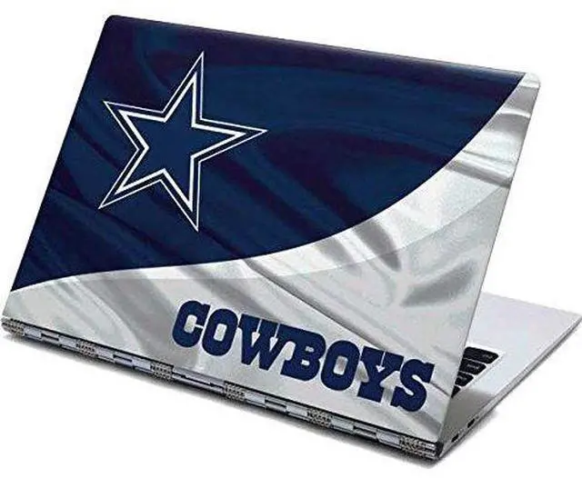 Main image of Decal Laptop Skin Compatible with Yoga 910 2-in-1 14in Touch-Screen - Officially Licensed NFL Dallas Cowboys Design