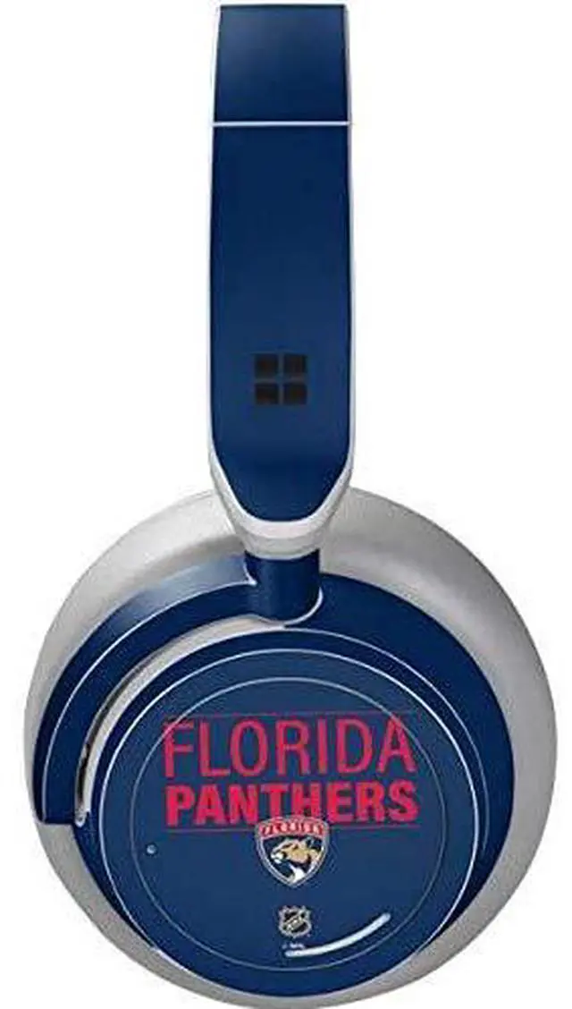 Main image of Decal Audio Skin Compatible with Surface Headphones - Officially Licensed NHL Florida Panthers Lineup Design