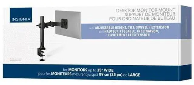 Alt view image 5 of 6 - TV & Display Wall Mount Fixed, Tilting & Full Motion Brackets, VESA Compatible, Adjustable, Low Profile, Home & Office Mount (up to 35")