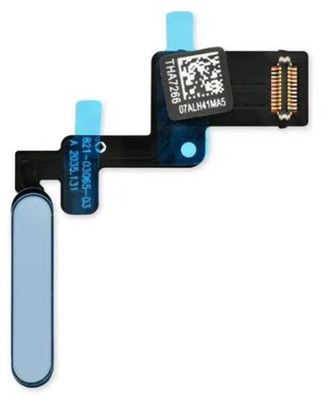 Main image of Replacement for iPad Air 4th Generation Power Button Flex Cable A2324 A2325 A2072 A2316 USA (Blue)