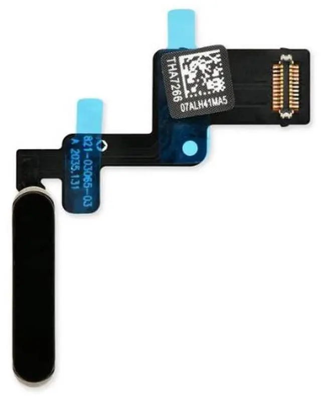 Main image of Replacement for iPad Air 4th Generation Power Button Flex Cable A2324 A2325 A2072 A2316 USA (Black)