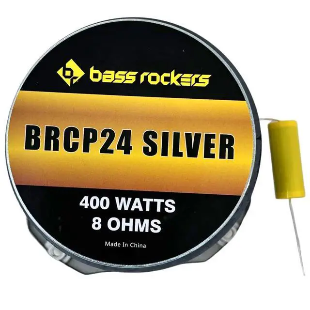 Alt view image 5 of 6 - BRCP24 Silver 4" Bullet Tweeter, 400W Peak/200W RMS, 8-Ohm Die-Cast Aluminum Body, High-Output (up to 110 dB), 4kHz-20kHz Frequency Response (Silver)