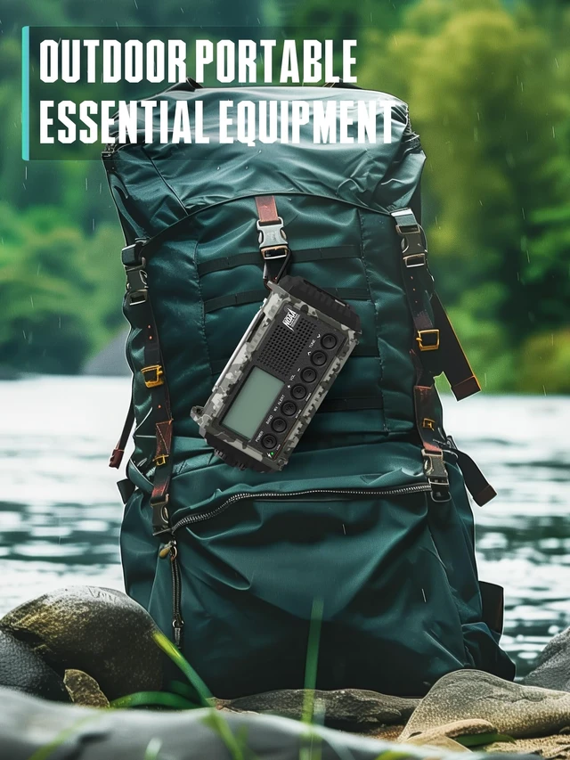 Alt view image 7 of 7 - Emergency Radio Hand Crank, Auto NOAA Weather Alert Portable Radio Crank Radio 2X Faster, 12000mAh Battery, 6-Way Power, Weather/SW/AM/FM, Flashlight, SOS Alarm