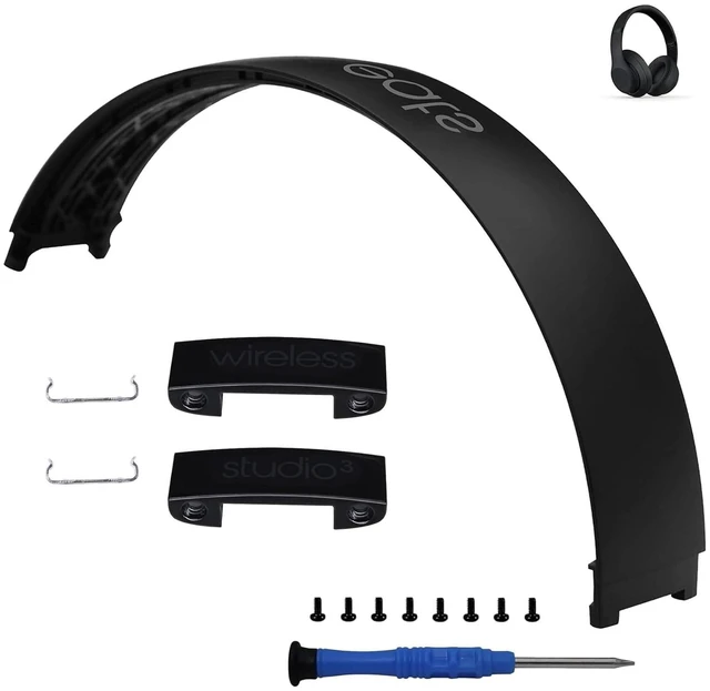 Main image of Studio 3 Replacement Headband & Hinge Replacement for Beats Studio3 Headphone,Durable Parts Accessories Repair Kit Set(Matte Black)