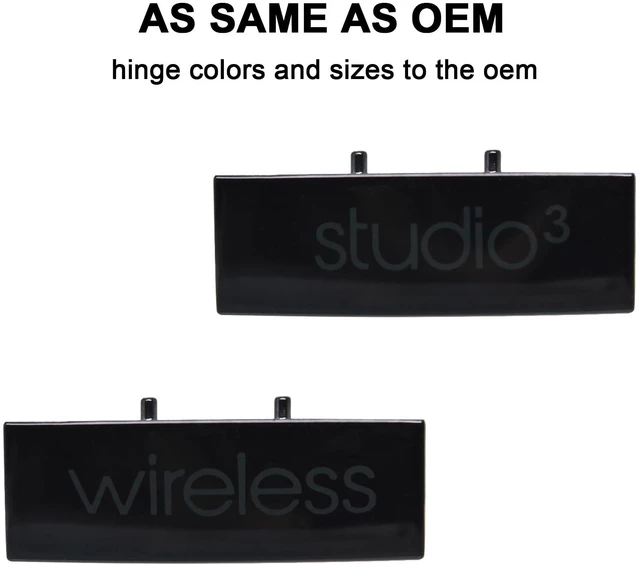 Alt view image 6 of 7 - Studio 3 Replacement Headband & Hinge Replacement for Beats Studio3 Headphone,Durable Parts Accessories Repair Kit Set(Matte Black)